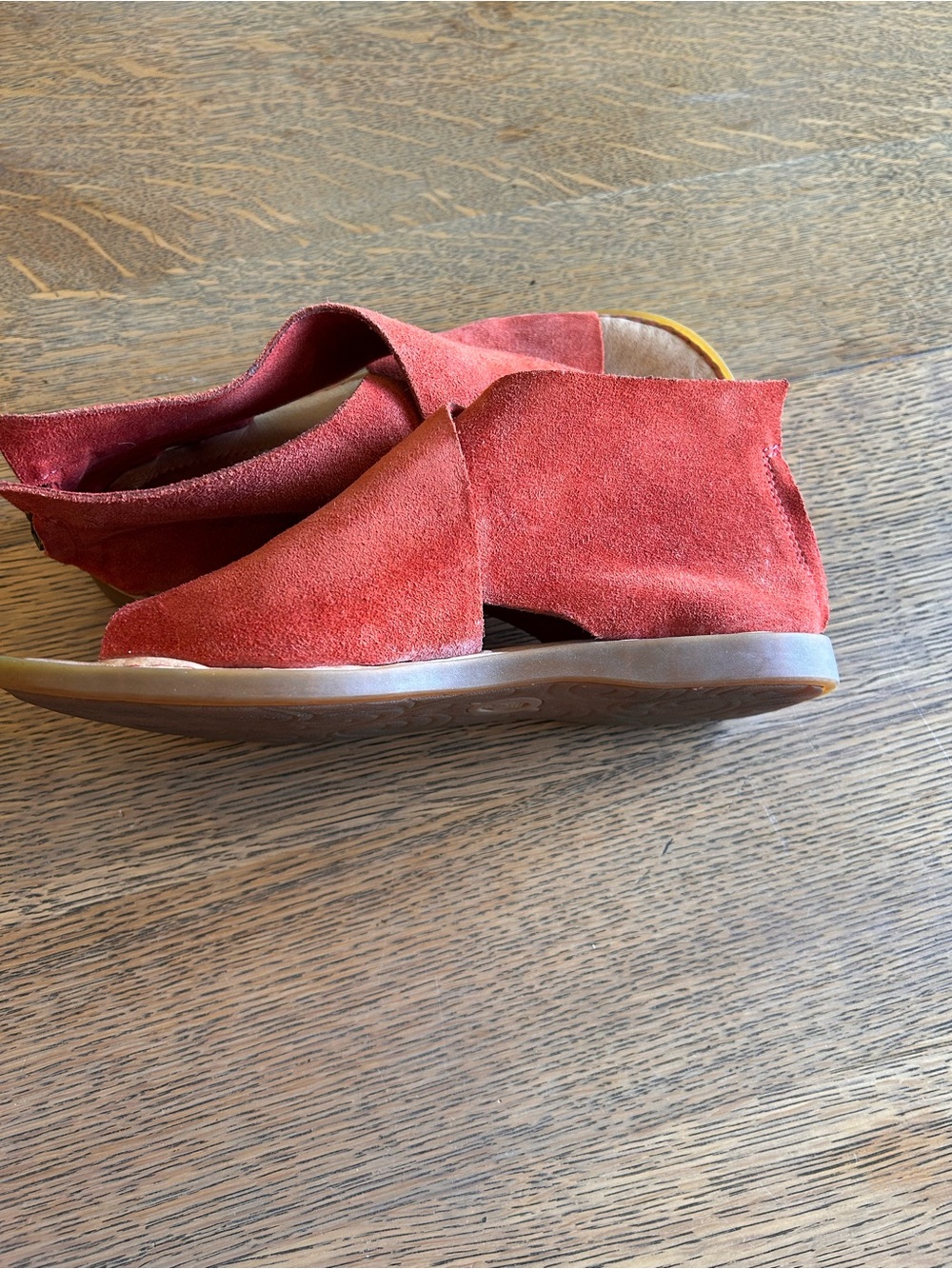 Born Women's Sandals in Rust Red - Picture 5 of 9